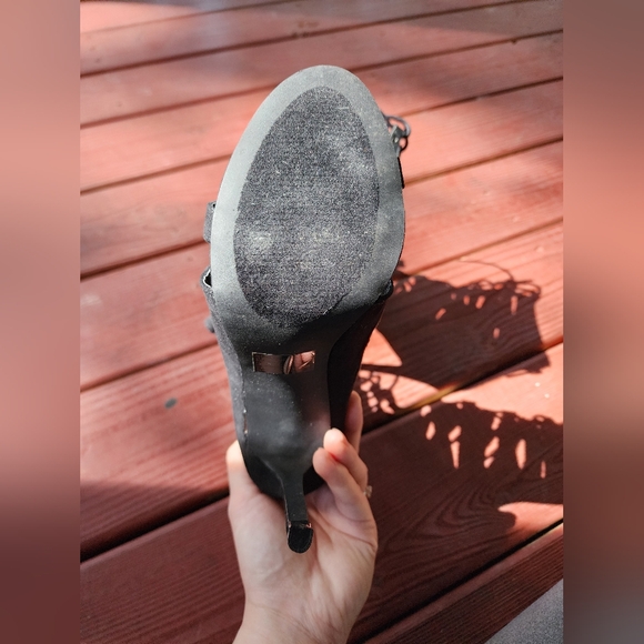 👠JustFab Lace Up High Heel Shoes 👠 - Picture 12 of 13